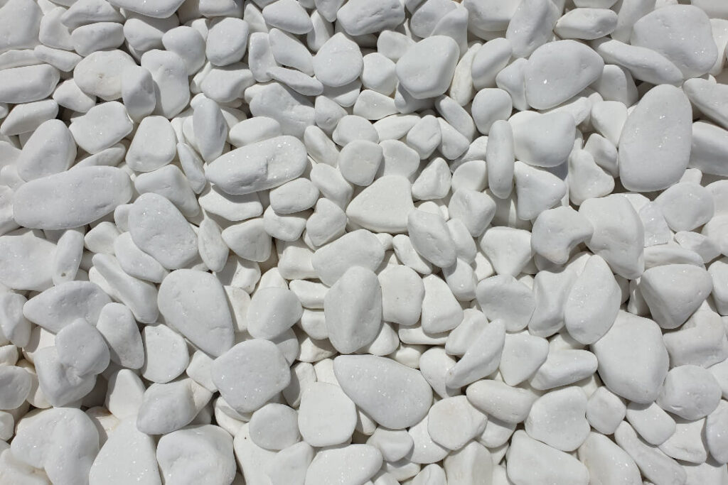 Crystal White Thassosi Fehér Márványkavics 3-6 cm
