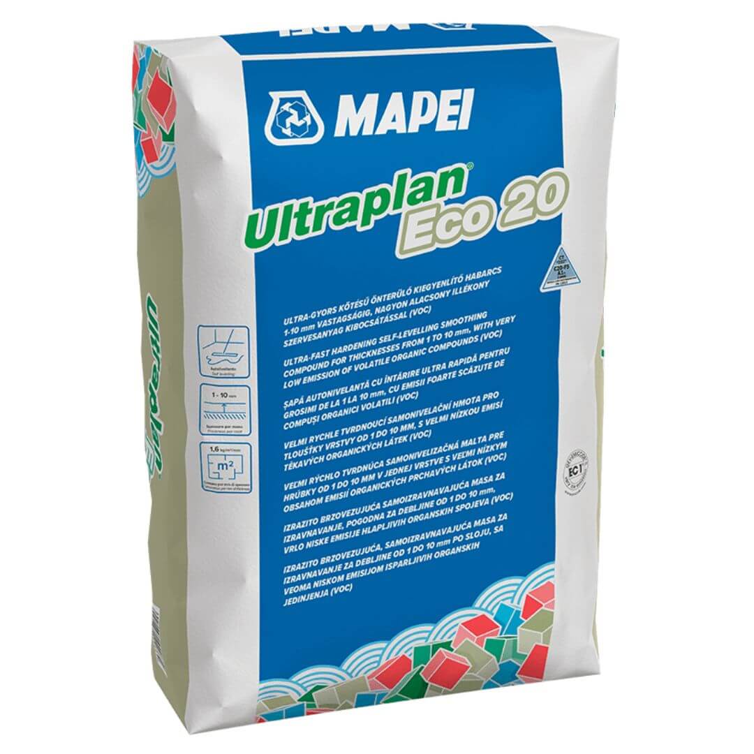 Mapei Ultraplan Eco 20 Önterülő Aljzatkiegyenlítő (1-10 mm) 23 kg