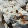 Marskő Bianco Fehér Antikolt Travertin Görgeteg 20-40 cm