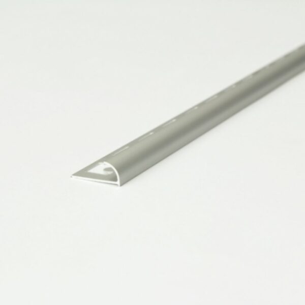 ViarProfil AC08S Íves Ezüst Eloxált Alumínium Élvédő (8 mm) 2.7 m