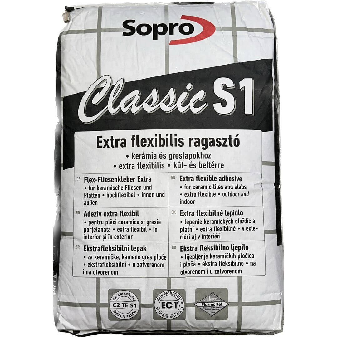 Sopro Classic S1 Extra Flexibilis Csemperagasztó 25 kg
