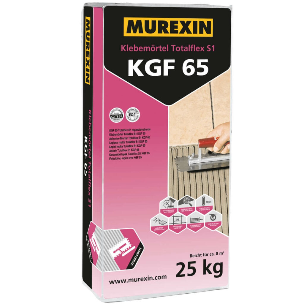 Murexin KGF 65 Totálflex S1 Flexibilis Csemperagasztó 25 kg