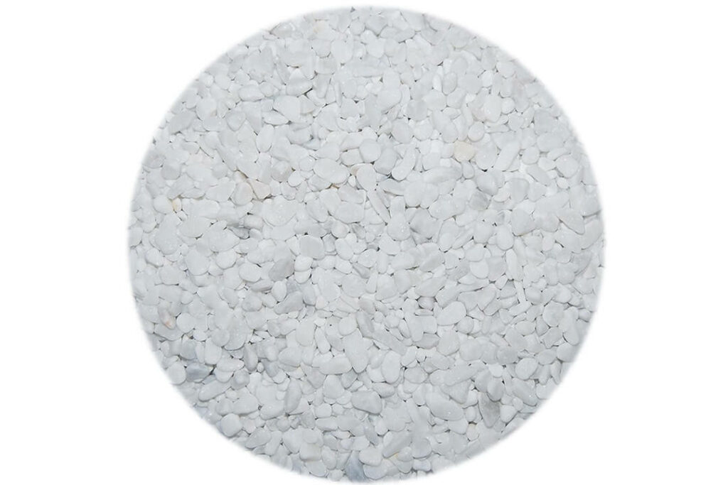Carrarai Fehér Kőszőnyeg Márványkavics 1-4 mm