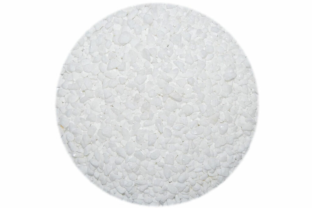 Crystal White Thassosi Hófehér Kőszőnyeg Márványkavics 1-4 mm